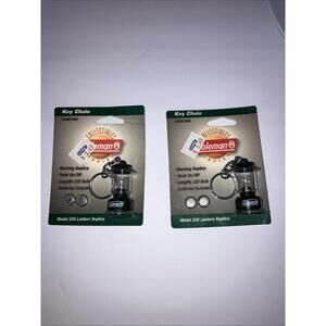2 - Vintage Coleman 220 gas Lantern Keychain New old stock NEW
